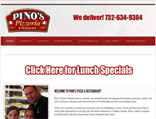 Tablet Screenshot of getpinospizza.com